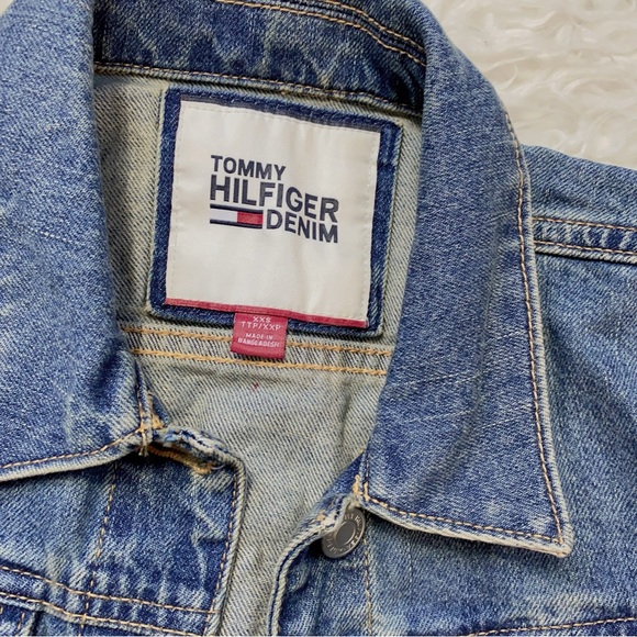 Tommy Hilfiger women denim jacket XXS - Picture 4 of 8